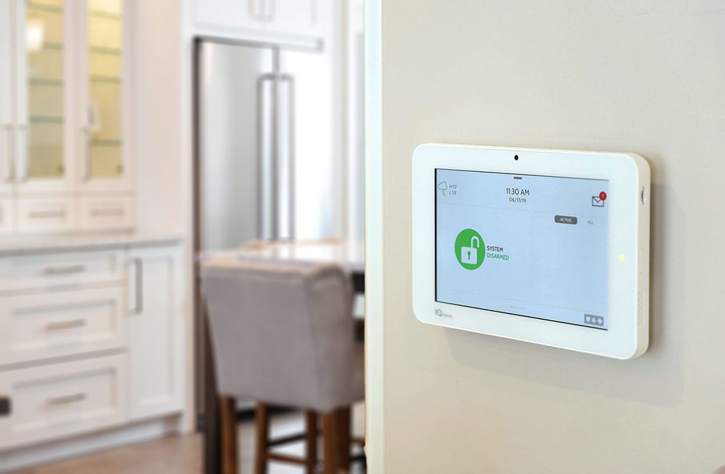 smart alarm with integrated home automation